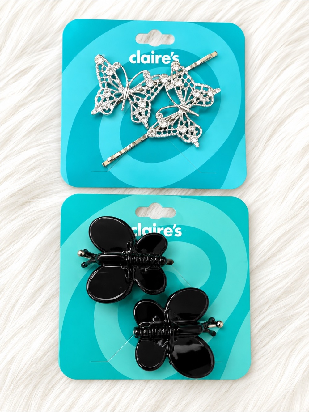 BUTTERFLY HAIR PINS